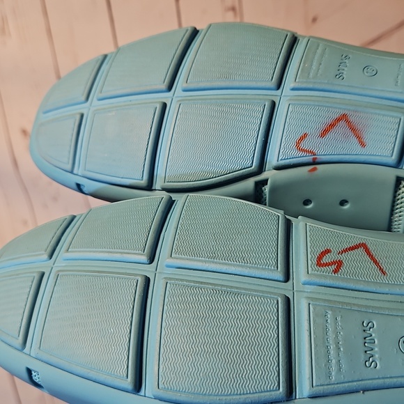 SWIMS Mens Breeze‎ Penny Loafers Aqua Blue Mesh Water Shoes SZ 13 - Picture 10 of 11